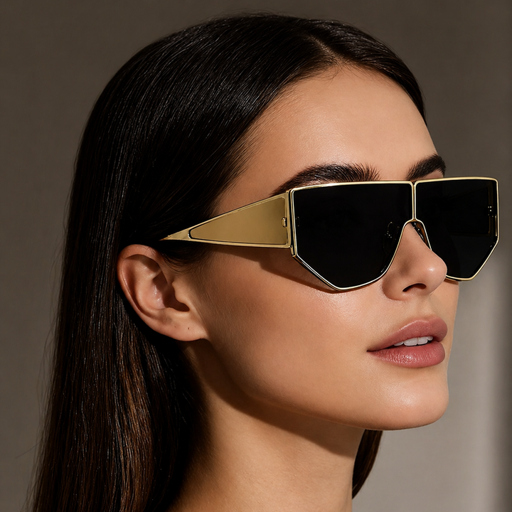 AUREX Metal Square Shades