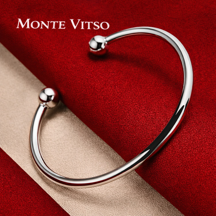 MONTE VITSO – Sphere Silver Cuff