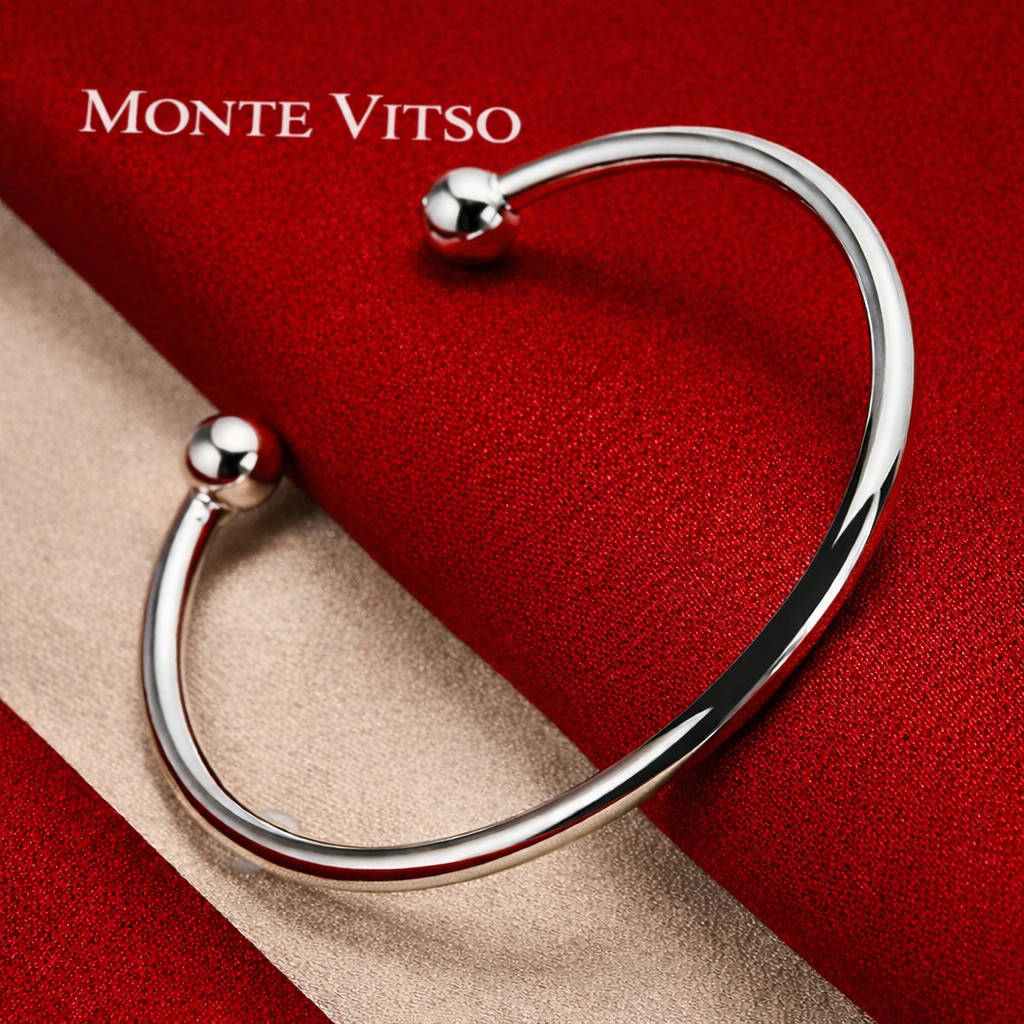 MONTE VITSO – Sphere Silver Cuff
