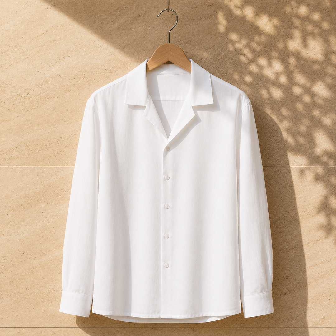 Santorini Cuban Linen Shirt