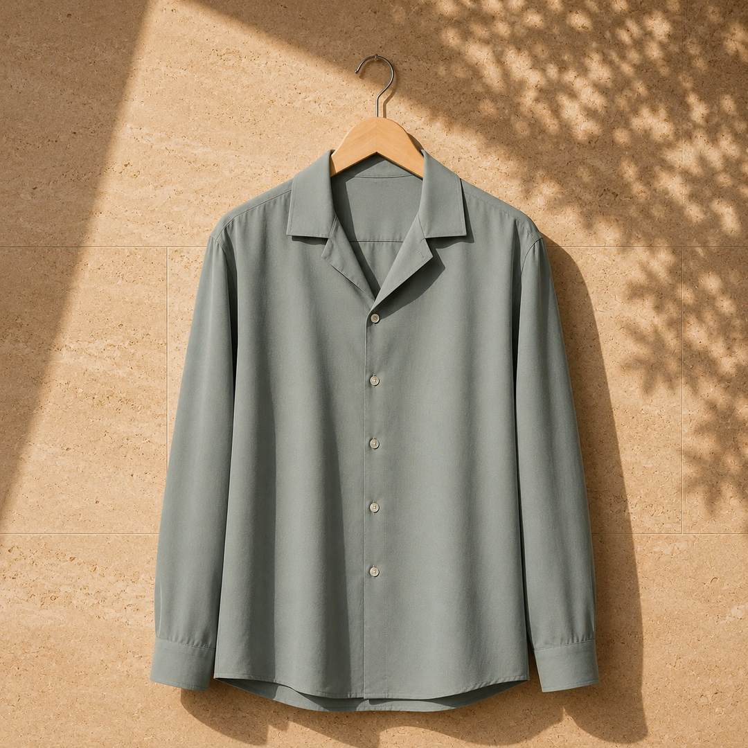 Santorini Cuban Linen Shirt