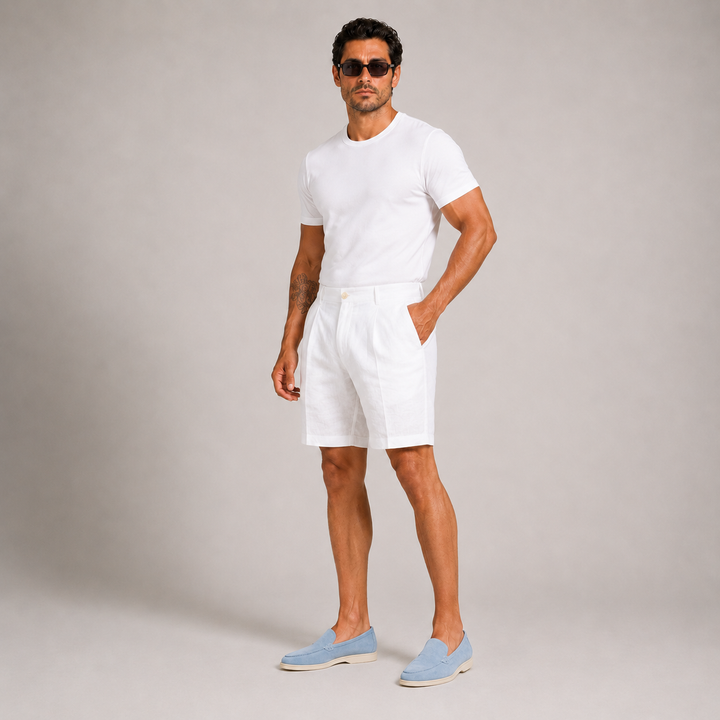 Capri Linen Shorts