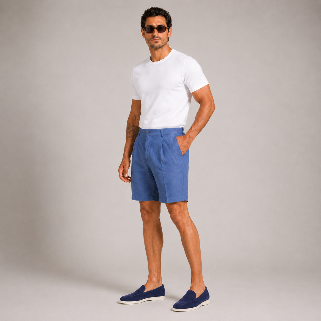 Capri Linen Shorts