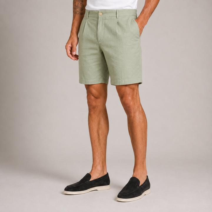 Capri Linen Shorts