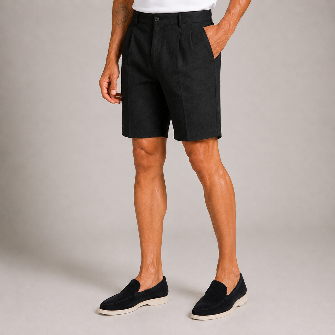 Capri Linen Shorts
