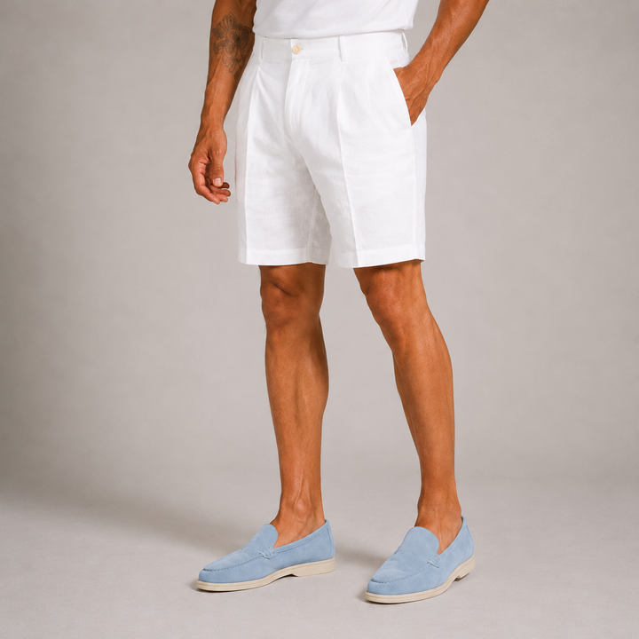 Capri Linen Shorts