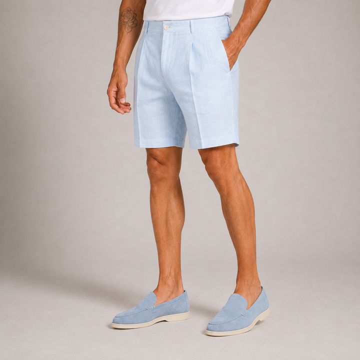 Capri Linen Shorts