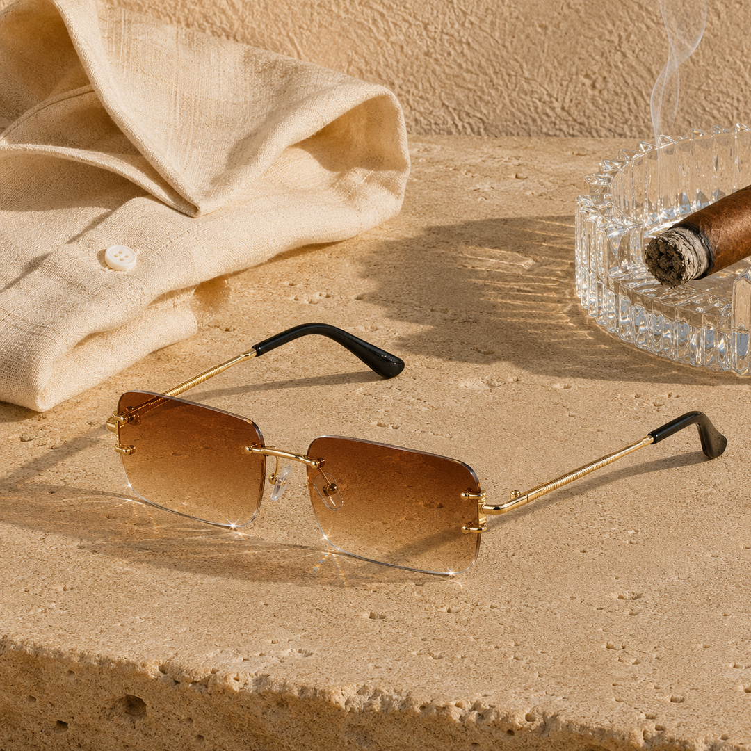 Monaco Air Rimless Sunglasses