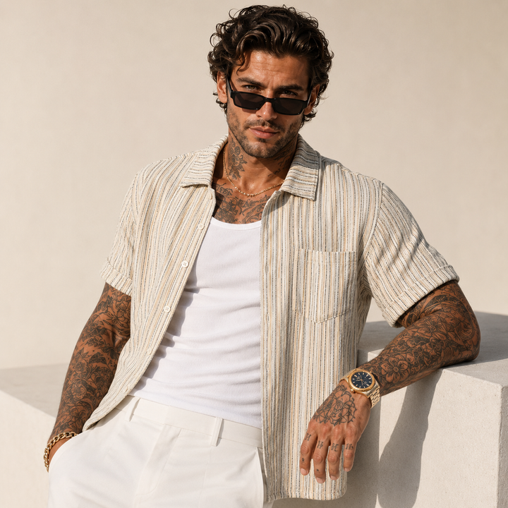 Sandstone Stripe Shirt