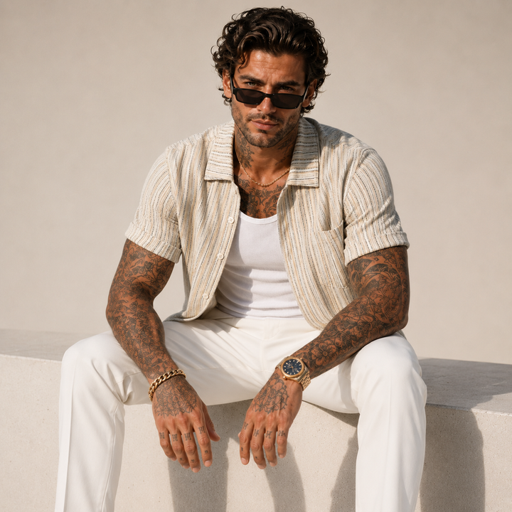 Sandstone Stripe Shirt