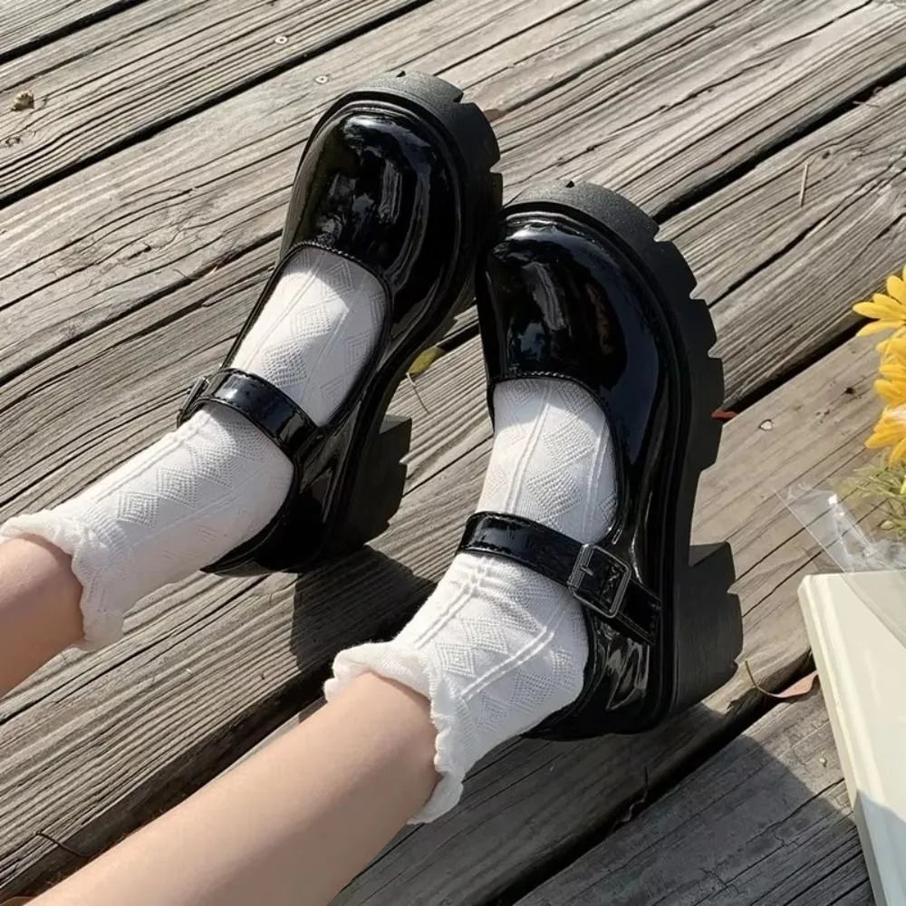 MONTE VITSO – Noire Jane Platform Shoes