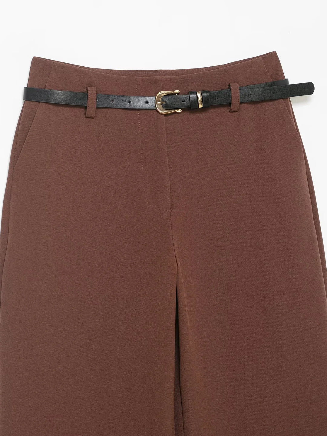 Elegance Belted Wide Pants