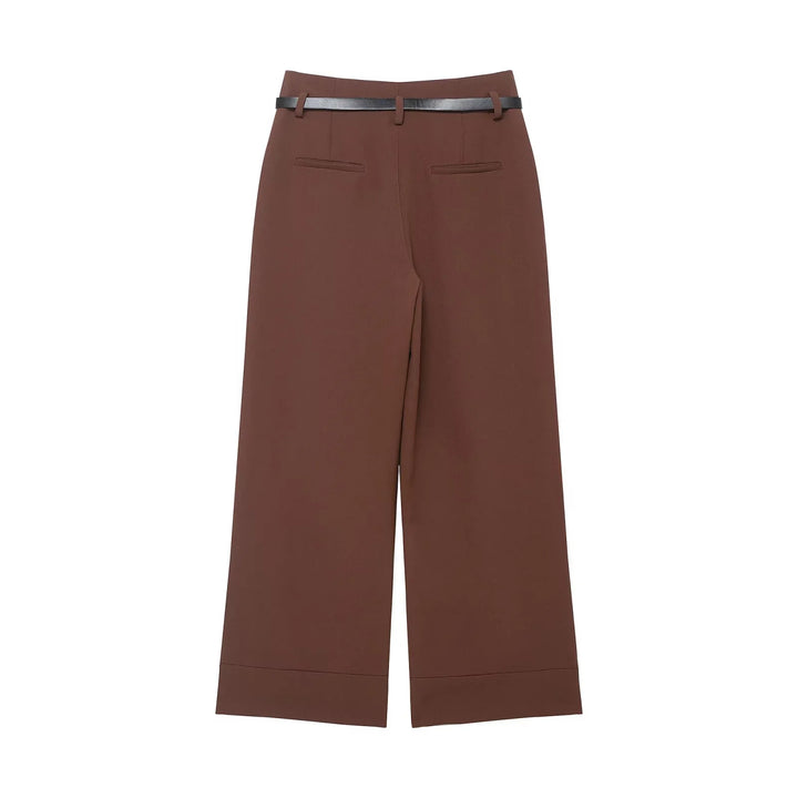 Elegance Belted Wide Pants