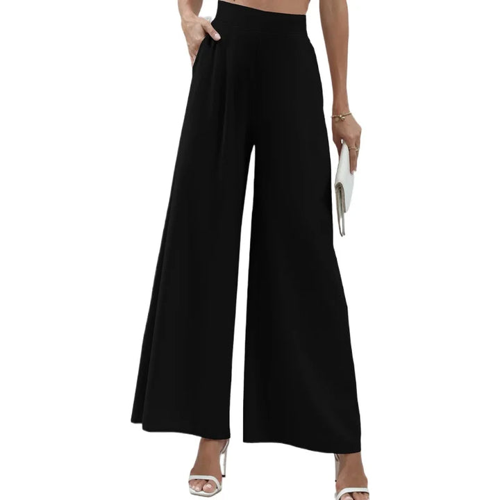 Noir Wide-Leg Trousers