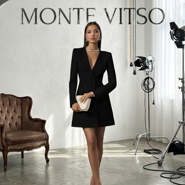 MONTE VITSO – Milano Tailored Blazer Dress